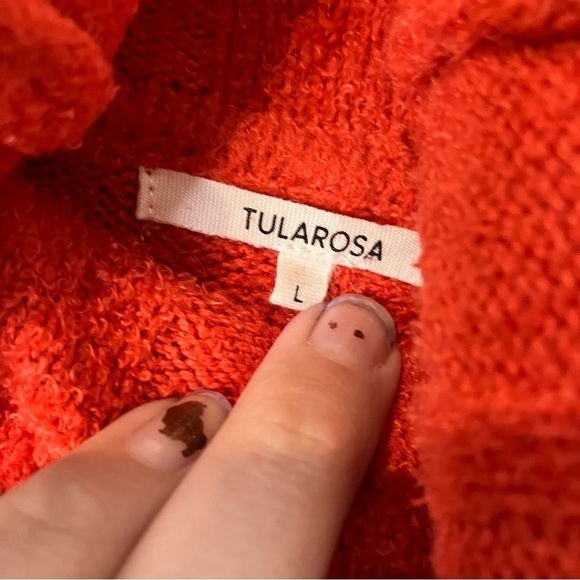 REVOLVE Tularosa Seta Ribbed Turtleneck Sweater in Red - Picture 11 of 12